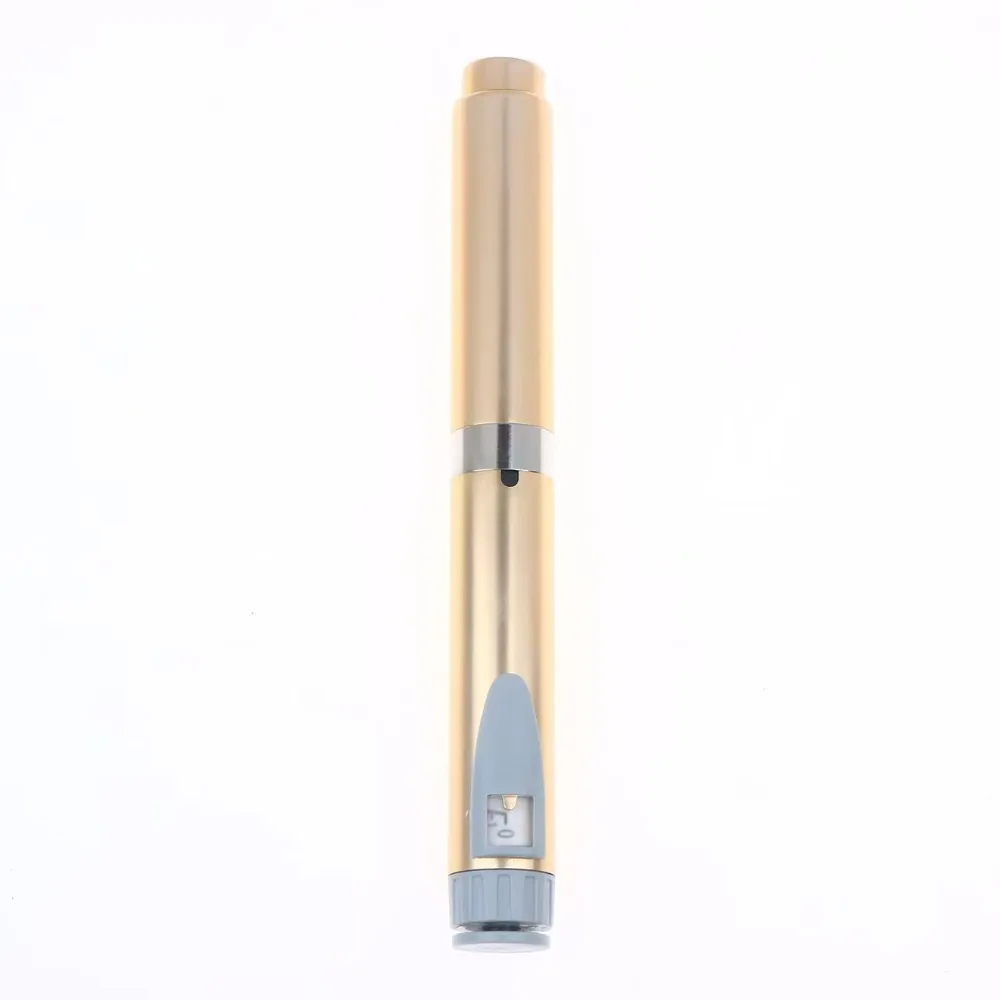 Gold finish reusable pen sample